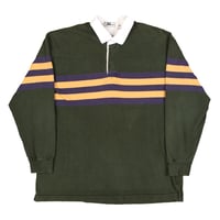 Image 1 of Vintage 90s LL Bean Rugby Shirt - Forest Green