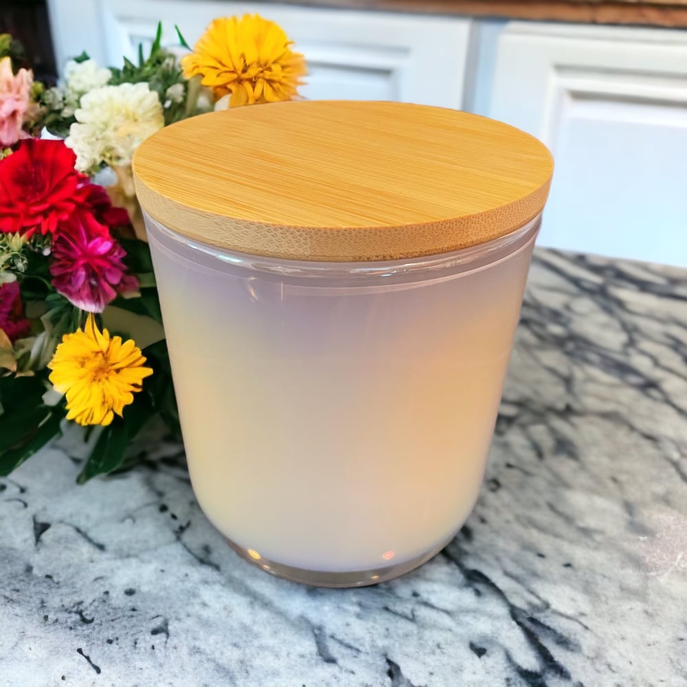 Peach & Tea Candle