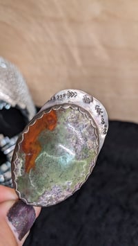 Image 1 of large moss agate