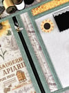 Pre Cut Kit/Floss Flat +/Honey Bee Farm/Original Green Binding