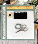 Pre Cut Kit/Floss Flat +/Honey Bee Farm/Original Green Binding