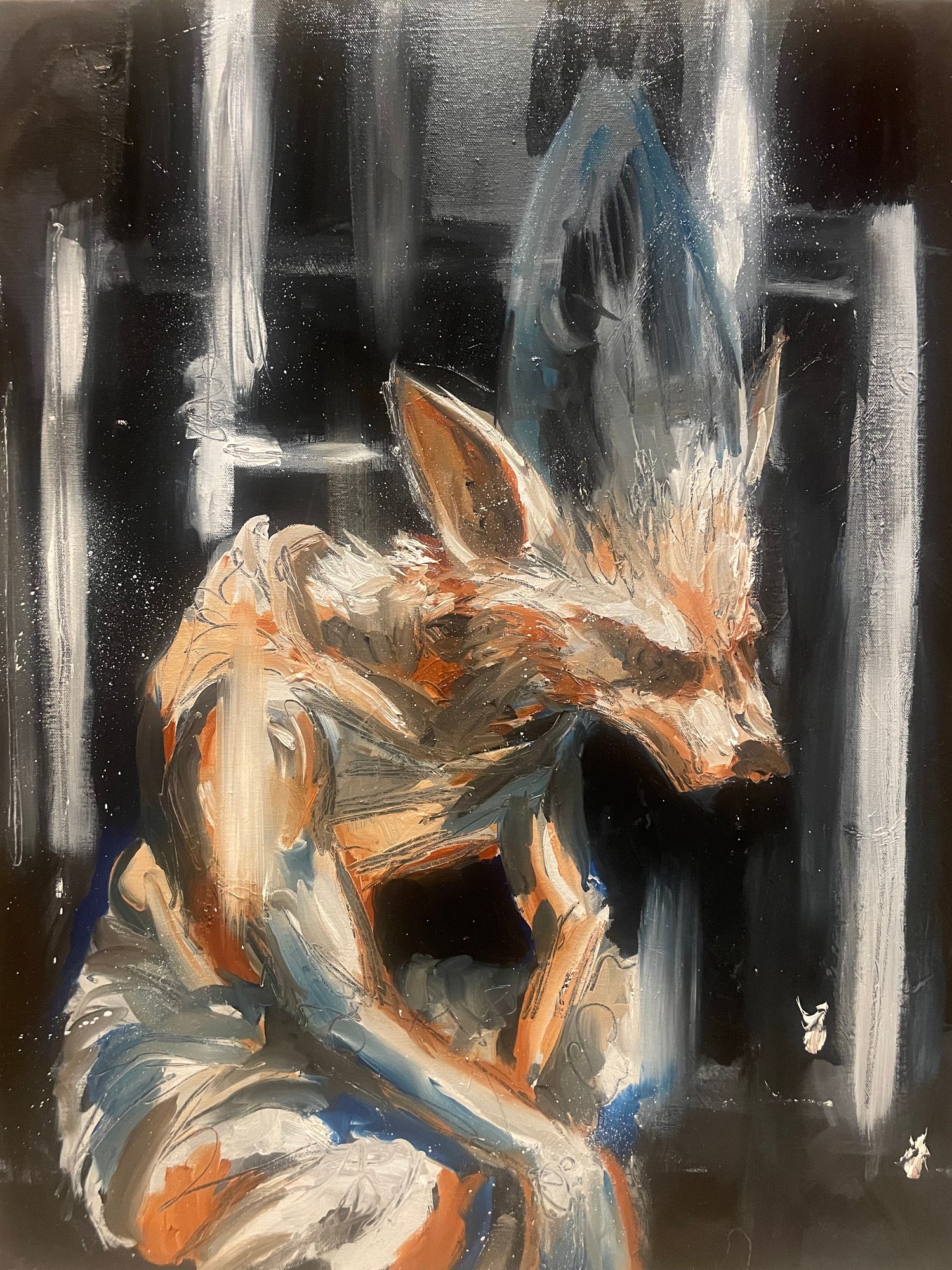 Daily painting - the Sullen Raccoon Pope