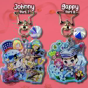 JJBA - Jojo Protagonist Keychains