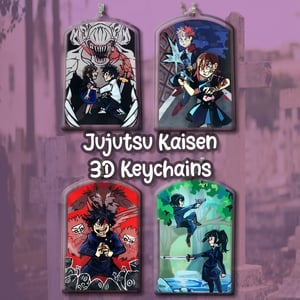 Jujutsu Kaisen - 3D Keychain Stands