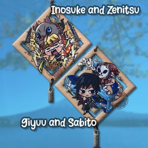 Kimetsu no Yaiba - Wooden Keychains