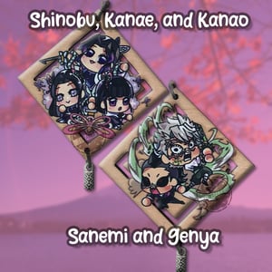 Kimetsu no Yaiba - Wooden Keychains