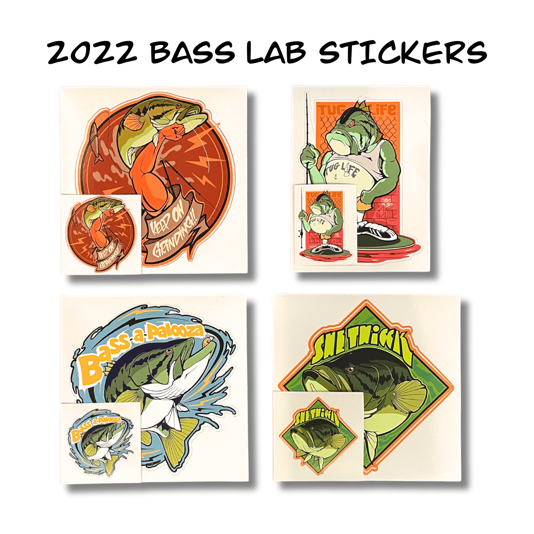 2022 Bass Lab Stickers Epic Eric's Bass Lab
