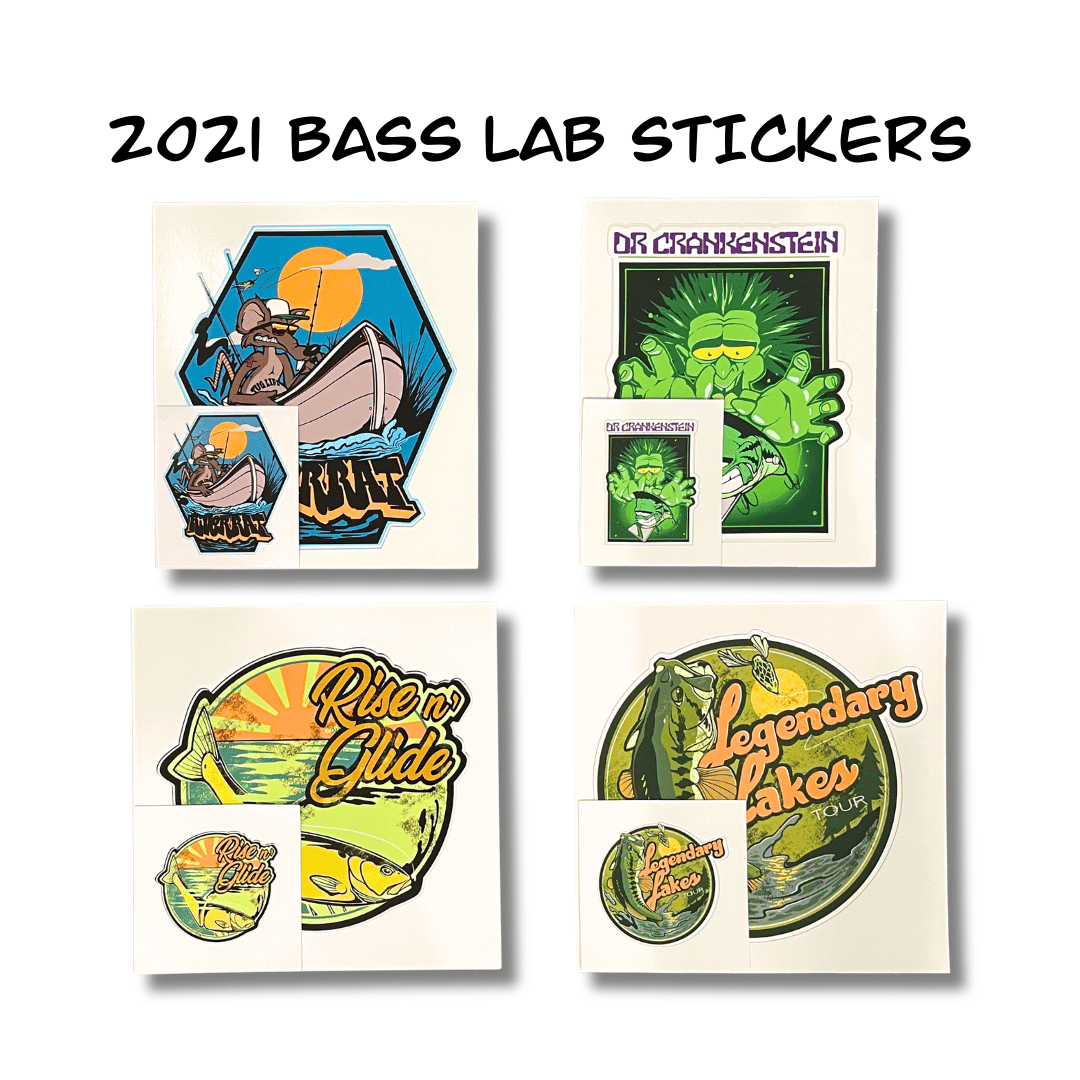 OG Bass Lab Stickers | Epic Eric's Bass Lab