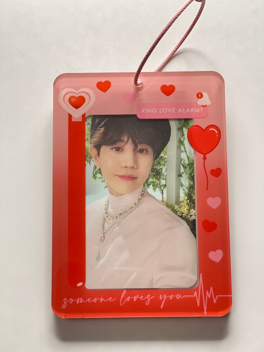 Love Alarm Acrylic Photocard Holder | Ham and Heoney Shoppe