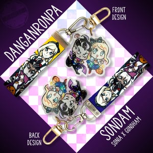 Danganronpa - Couple Lanyard Keychain