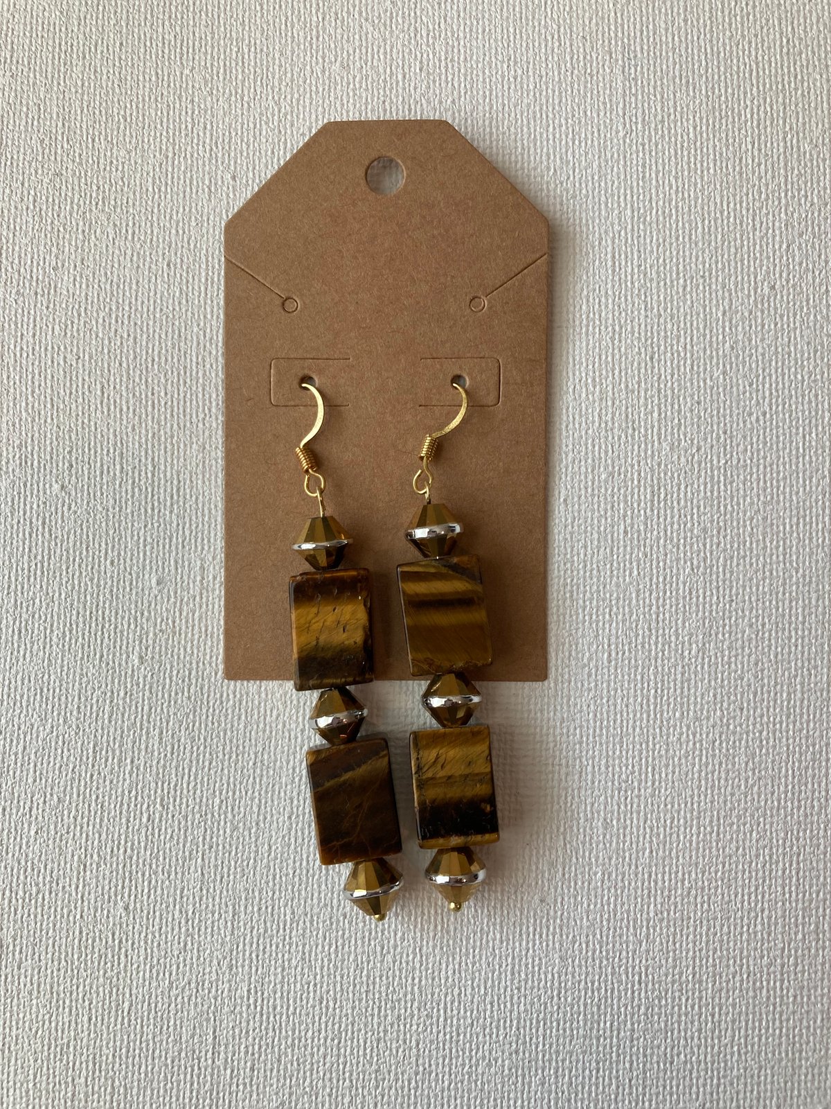 Image of Tiger-Eye Earring 2