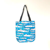 Tote Bag: Sharky (Blue Combo)