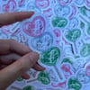 Hanami Heart Sticker
