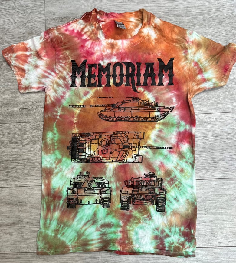Image of Memoriam  - T-Shirt - Challenger Design - Tie Dye - Size S