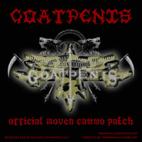 Image 1 of GOATPENIS OFFICIAL LOGO  CAMMO PATCH 