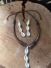 Image 2 of Adjustable Cowrie Necklace Sets (2)