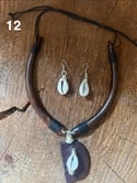 Adjustable Cowrie Necklace Sets (2)