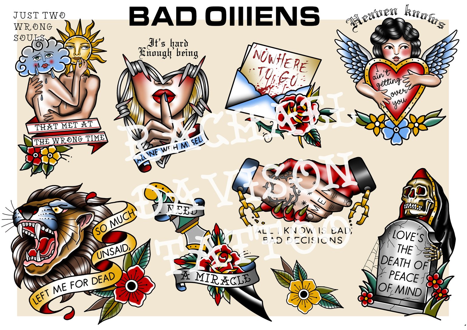 Image of BAD OMENS FLASH SHEET