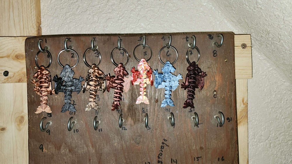 Double-Miniature Teacup Mosquito Dragons (Keychain Dragons)