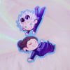 Jujutsu Kaisen - SatoSugu Cute Chibi Sticker Waterproof Glitter