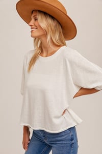 Image 1 of Cotton Boxy Tee - 3 colors 