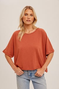 Image 3 of Cotton Boxy Tee - 3 colors 