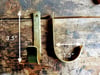 1.5-Inch Hammered Brass Hooks with Matching Screws