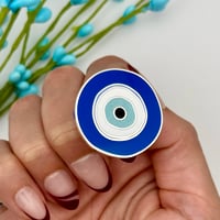 Image 3 of Evil Eye Enamel Pin 