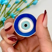 Image 1 of Evil Eye Enamel Pin 