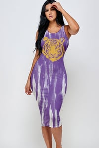 Image 4 of Go Tigers Midi Dress