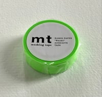 Image 1 of Shocking Green mt Washi Tape