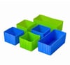 Yumbox Mini Silicone Bento Cubes Blue and Green
