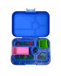 Image 5 of Yumbox Mini Silicone Bento Cubes Blue and Green