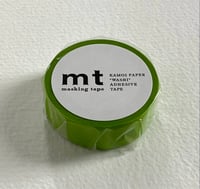 Image 1 of Matte Yellow-Green mt Washi Tape