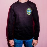 Image 3 of Retro Lager Shirt Long Sleeve Black