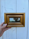 Overlook - Original Framed 2" x 4" Oil Landscape Painting