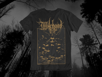 Witchgod Tee - Black w/Gold Print