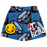 Image 1 of Sapphire Diamondz Mesh Shorts