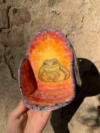 Image 1 of "dude, i'm literally just chilling" candleholder