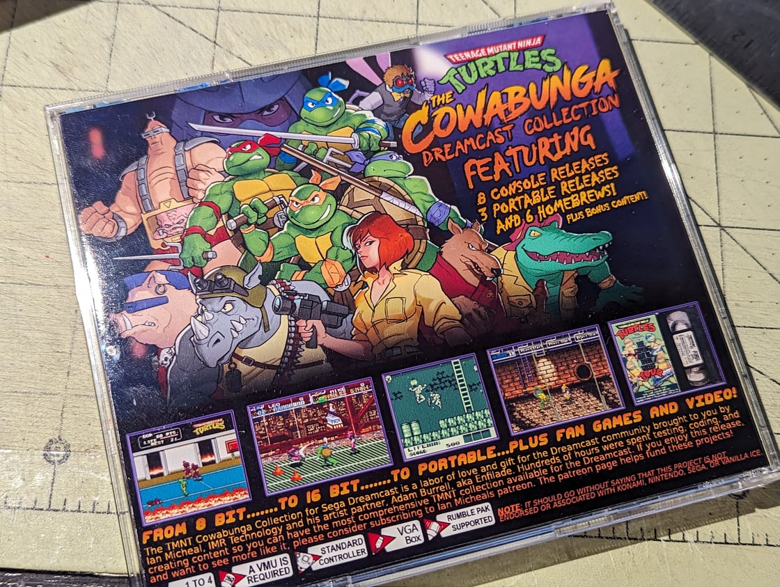 Image of TMNT Cowabunga Dreamcast Collection