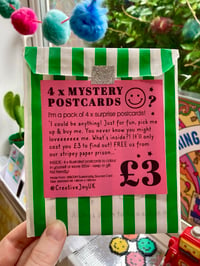 Mystery Colour In Postcard x 4