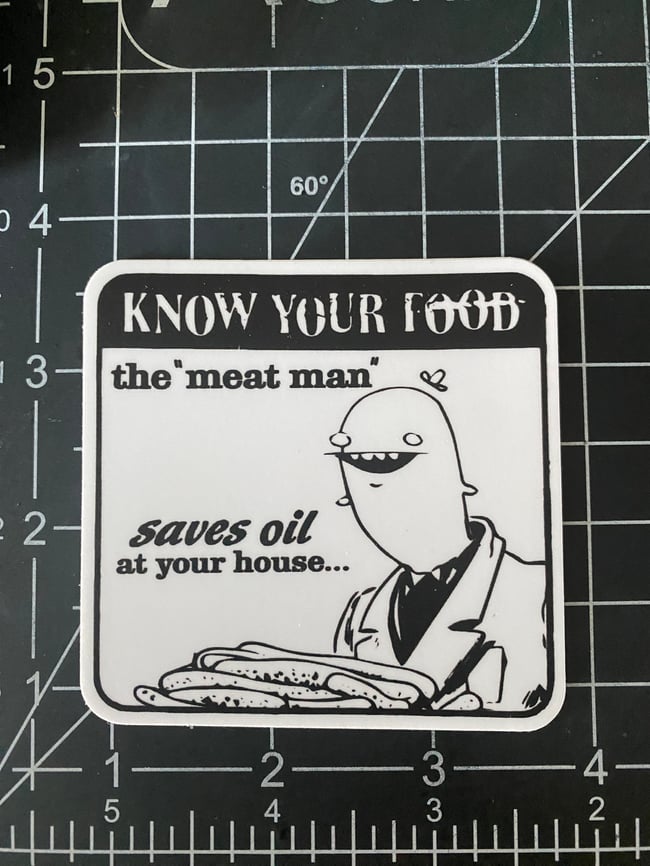 Know Your Food sticker