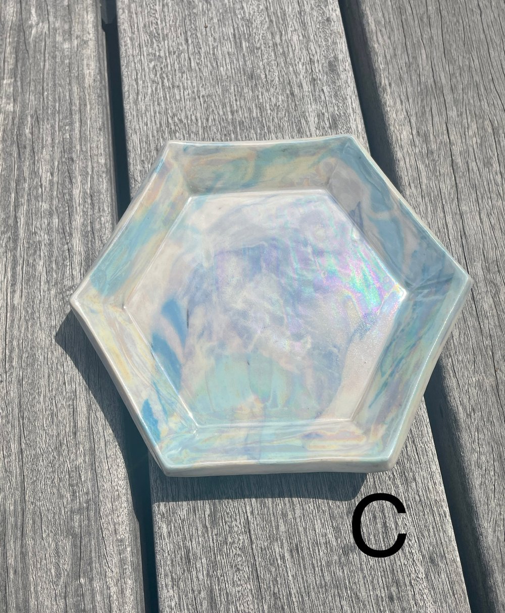 Image of Hexagonal Porcelain Tray