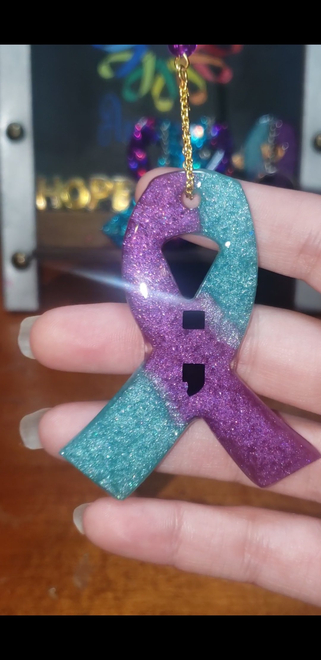 Image of Suicide Awareness  Car Charm