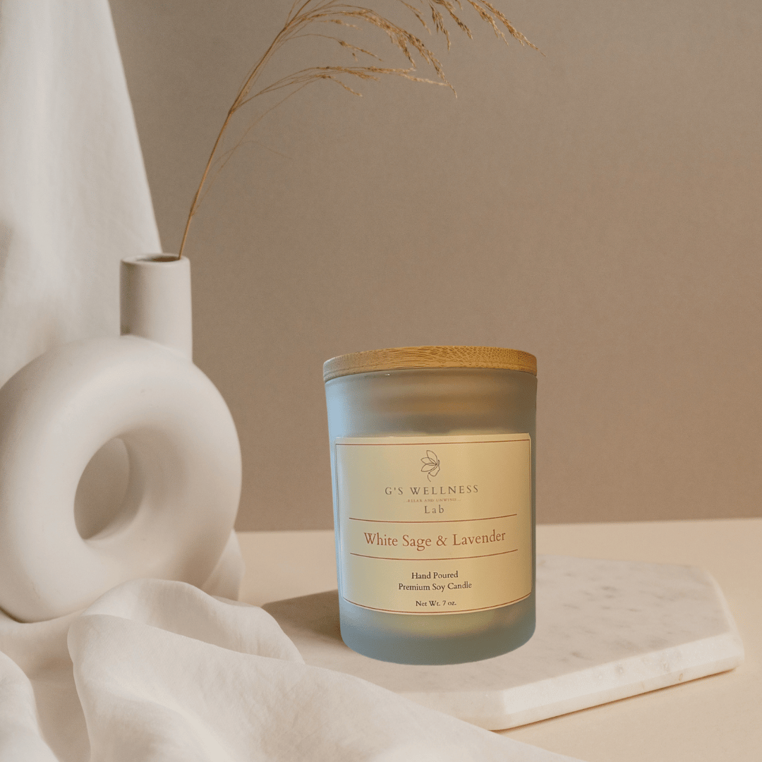 White Sage + Lavender Wax Melt – Adara Candles and Soaps