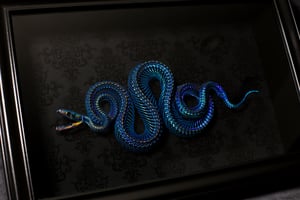 Image of Blue Aura Ball Python Articulation (RARE)