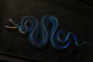 Image of Blue Aura Ball Python Articulation (RARE)