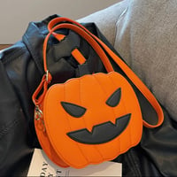 LARGE PUMPKIN 🎃 HANDBAG ORANGE 