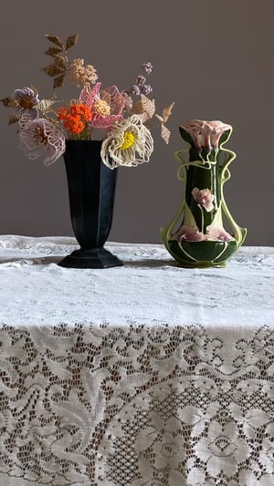 Majolica art nouveau vase