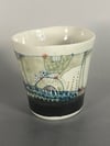 #05 Porcelain landscape beaker cup
